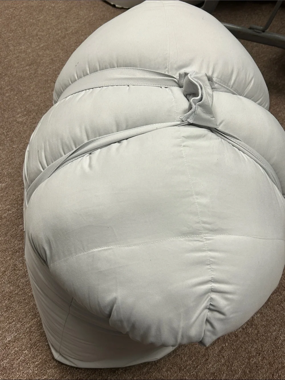 Queen 3-Piece Comforter Set - Light Gray